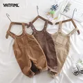 YATFIML Children Kids Pants 0-3Yrs Boys Girls Overalls Corduroy Jumpsuits Romper Infant Clothing