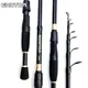 GHOTDA Telescopic Fishing Rod Ultralight Weight Spinning Fishing Rod Carbon Fiber Material 2.4-1.6m