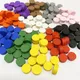 100Pcs Diameter 10*5MM Pawn Wooden Game Pieces Colorful Pawn/Chess For Board Game/Educational Games