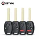 KEYYOU Remote Key Shell Case For Honda Accord CR-V HR-V Fit City Jazz Odyssey Shuttle Civic 2/3/4