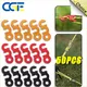 50 Pieces Adjustable Tent Rope Buckle S-type Tensioner Fastening Kit Outdoor Camping Tent Fixed