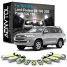 AENVTOL Canbus Indoor Lamp For Toyota Land Cruiser 200 100 80 70 Prado 150 120 90 FJ Cruiser