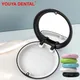 Dental Orthodontic Retainer Case For Teeth Denture Box With Mirror Braces Retainer Case Magnetic