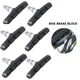 1-6pcs Bike Brake Blocks Rubber Cycling Part Tools MTB Mountain Road Bicycle Lightweight V-brake