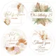 Custom Wedding Favor Sticker Personalized Fall Themed Favor Labels Stickers For Party Bags Wedding