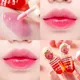 Cute Crystal Jelly Moisturizing Lip Oil Plumping Color Change Peach Lip Gloss Makeup Sexy Plump Lip