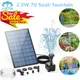 AISITIN 2.5W Solar Fountain Pump with 6Nozzles and 4ft Water Pipe Solar Powered Pump for Bird