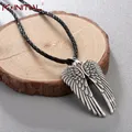 Kinitial Charming Antique Angel Wings Necklace Jewelry Guardian Angel Necklace Gifts Fashion for