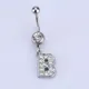 1/2PCS Letter Belly Button Rings Navel Piercing Nombril Ear Piercings Navel Earring Belly Piercings