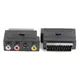 2019 RGB Scart to Composite RCA S-Video AV TV Audio Adapter SCART Female Converter Connector