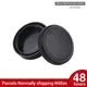 1 Pair Rear Lens Cap Cover+Camera Front Body Cap for Nikon Sony Canon EOS M Lumix Pantex Fuji DSLR