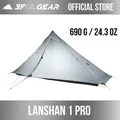 3F UL GEAR official Lanshan 1 pro Tent Outdoor 1 Person Ultralight Camping Tent 3 Season