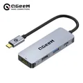 USB C Hub QGeeM 4-in-1 USB C Adapter with 4K USB C to HDMI Hub 100W Power Delivery USB