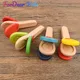 Wooden Percussion Handle Clapping Castanets Board for Baby Instrument Preschool Early Montessori