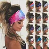 Tie Dye Cycling Yoga Sport Sweat Headband Women Sweatband For Men Women Yoga Hair Bands Head Sweat