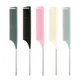 1pc Professional Pointed Tail Hair Comb Anti-static Hair Dye Brush Barber Steel Needle Comb Salon