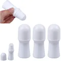 3 Pieces 30/50ML Plastic Roller ball Essential Oil Bottles Mist Container Travel Refillable Bottle