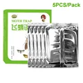 5pcs Clothes Pantry Food Pest Reject Fly Insects Sticky Glue Trap Moth pheromone Trap Moths