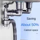 Sink Drainer Set Kitchen Vegetable Basin Downcomer Accessories Sewer Pipe Drain Pipe Scullery Pool