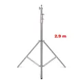 SH New 290cm Stainless Steel Tripod Photography Photo Video Studio Heavy Duty Background Stand For