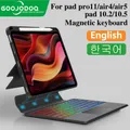 GOOJODOQ RGB Magic Keyboard for iPad Pro 11 Air 5 4 iPad 9th Generation Case 7th 8th Detachable