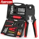 AMPCOM RJ45 Crimper Lan Tester Tool Set Ethernet Cable Stripper Punch Down Tool rj 45 rj11