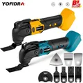 Yofidra Brushless Oscillating Multi Function Tool for Makita 18V Battery Electric Saw Trimmer Shovel