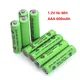 1.2V NI-MH AAA Batteries 600mAh Rechargeable nimh Battery 1.2V Ni-Mh aaa For Electric remote Control