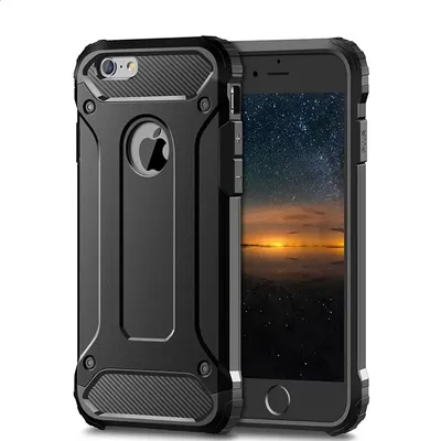 Rugged Layer Armor Case for iPhone 14 Pro 13 12 11 Pro Max 5S 5 Se 5C 6 6S 7 7G 8 Plus X XR XS Max Heavy Duty Shockproof Cover