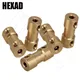 Brass Transfer Connector for RC Boat Car Airplane 2/2.3/3/3.17/4/5/6mm N20 Motor Shaft Coupling