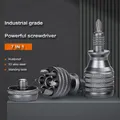 Mini Screwdriver Titanium Screwdriver 1/4 Inch Magnetic Screwdriver 7 in 1 S2 Alloy Steel Drill Bit