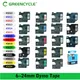 Greencycle 6/9/12mm Label Tape Compatible for Dymo D1 45010 45013 Ribbon for Dymo Label Manager 100