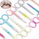 1 Pc Eyebrow Scissor Makeup Eyelash Trimmer Facial Hair Remover Manicure Nail Cuticle Scissors