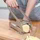 Stainless Steel Potato Slicer Potato Cutter French Fries Cutter Machine For Kitchen Manual Vegetable