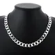 Special offer 925 Sterling Silver necklace for men classic 12MM chain 18-30 inches fine Fashion