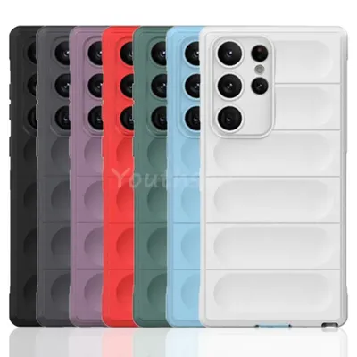 For Samsung Galaxy S24 Ultra Case Silicone TPU Rubber Protector Anti-drop Case Samsung S24 S23 Ultra