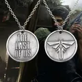 The Last Of Us 2 Necklace Firefly Logo Letters Dogtag Joel Ellie Tess Pendant Vintage Retro Hot Game