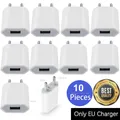 5/10PCS Charger 5V EU Plug For Phone 1A Wall Portable Battery Charger Travel Power Adapter USB For