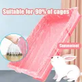 Pet Disposable Rabbit Cage Liner Plastic Bunny Cage Mat Cleaning Pad Hamster Dog Cage Replacement