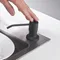 Deck Mounted Kitchen 400ml Soap Dispensers Stainless Steel Pump Chrome Finished for Kitchen Built in