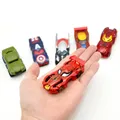 Alloy Avengers Car Batmobile Captain America Hulk Ironman Spiderman Action Figures Racing Model Toy