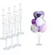 1set Desktop Balloon Stand Kit Desktop Balloon Holder Column Stand Reusable Clear Holder For