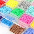 45 Style Mixed Polymer Clay Beads Jewelry Making Kits Soft Pottery Spacer ​Beads For Kids Girls