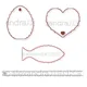 Piggy Craft metal cutting dies cut die mold Egg fish heart tear strip Scrapbook paper craft knife