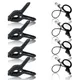 8Pcs Photography Spring Clips And Side Clamps Fixed Backdrop Muslin & Green Screen For Background