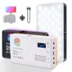 2500K-9000K Bi-Color LED RGB Camera Light Full Color Output Video Light Kit Dimmable Panel Light CRI