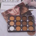 12 Color Matte Trimming Makeup Palette Face Foundation White Brown Female Cosmetic Easy To Color