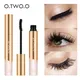 O.TWO.O 3D Mascara Black Lash Eyelash Extension Eye Lashes Brush Beauty Makeup Long-wearing Gold