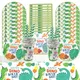 Dinosaur Party Supplies Dinosaur Tableware Set Happy Birthday Party Decorations Kids Boy Jungle