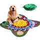 Pet Dog Snuffle Mat Nose Smell Training Sniffing Pad Dog Puzzle Toy Slow Feeding Bowl Food Dispenser